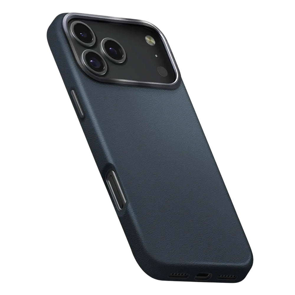 Etui na Apple iPhone 17 Pro Max, UNIQ, Lyden Leatherette, Niebieskie