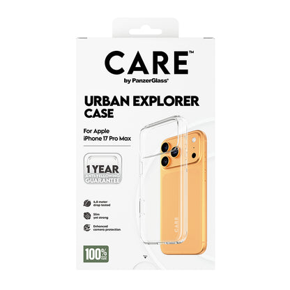 Etui do Apple iPhone 17 Pro, PanzerGlass, Care Urban Explorer, Przezroczyste
