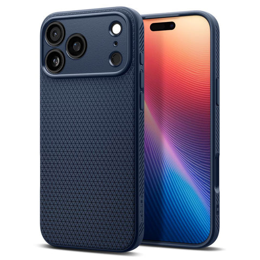 Etui na Apple iPhone 17 Pro, Spigen, Liquid Air, Granatowe