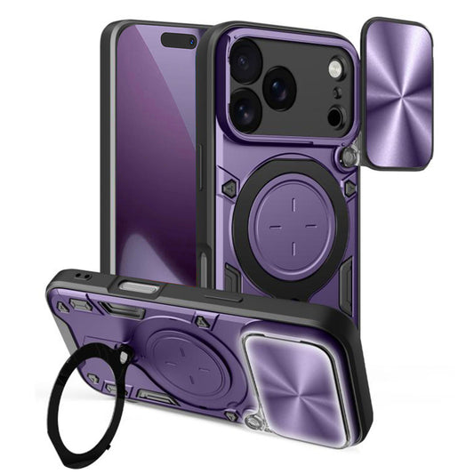 Etui na Apple iPhone 17 Pro, Techsuit, CamGuard Pro, Fioletowy