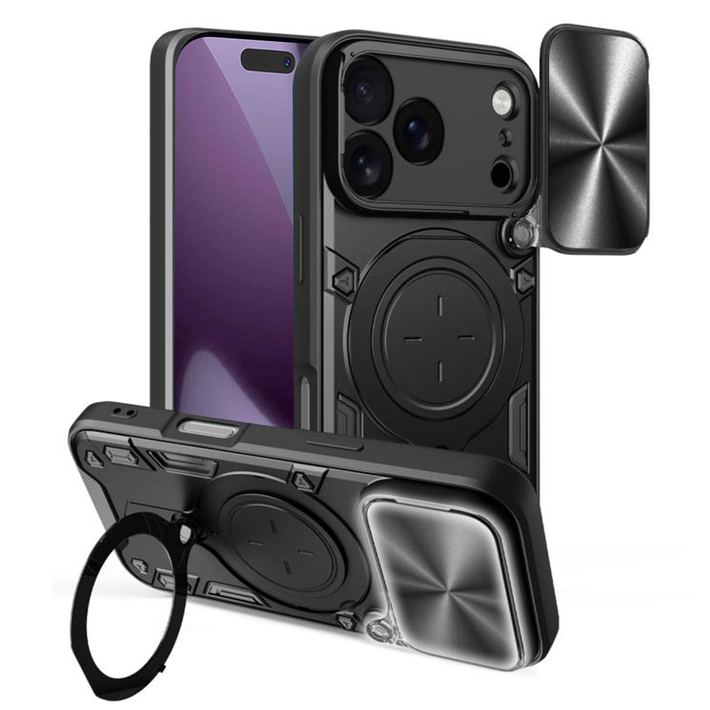 Etui na Apple iPhone 17 Pro, Techsuit, CamGuard Pro, Czarne