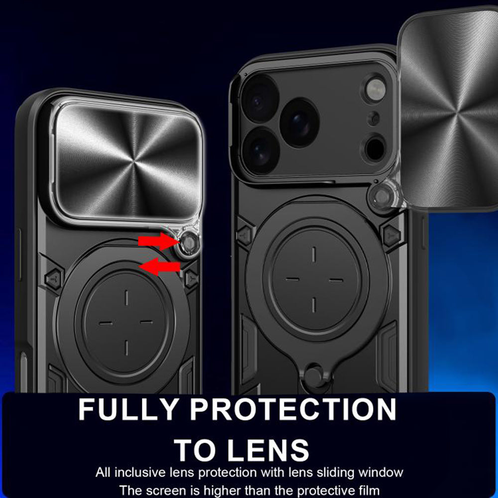 Etui na Apple iPhone 17 Pro, Techsuit, CamGuard Pro, Czerwony