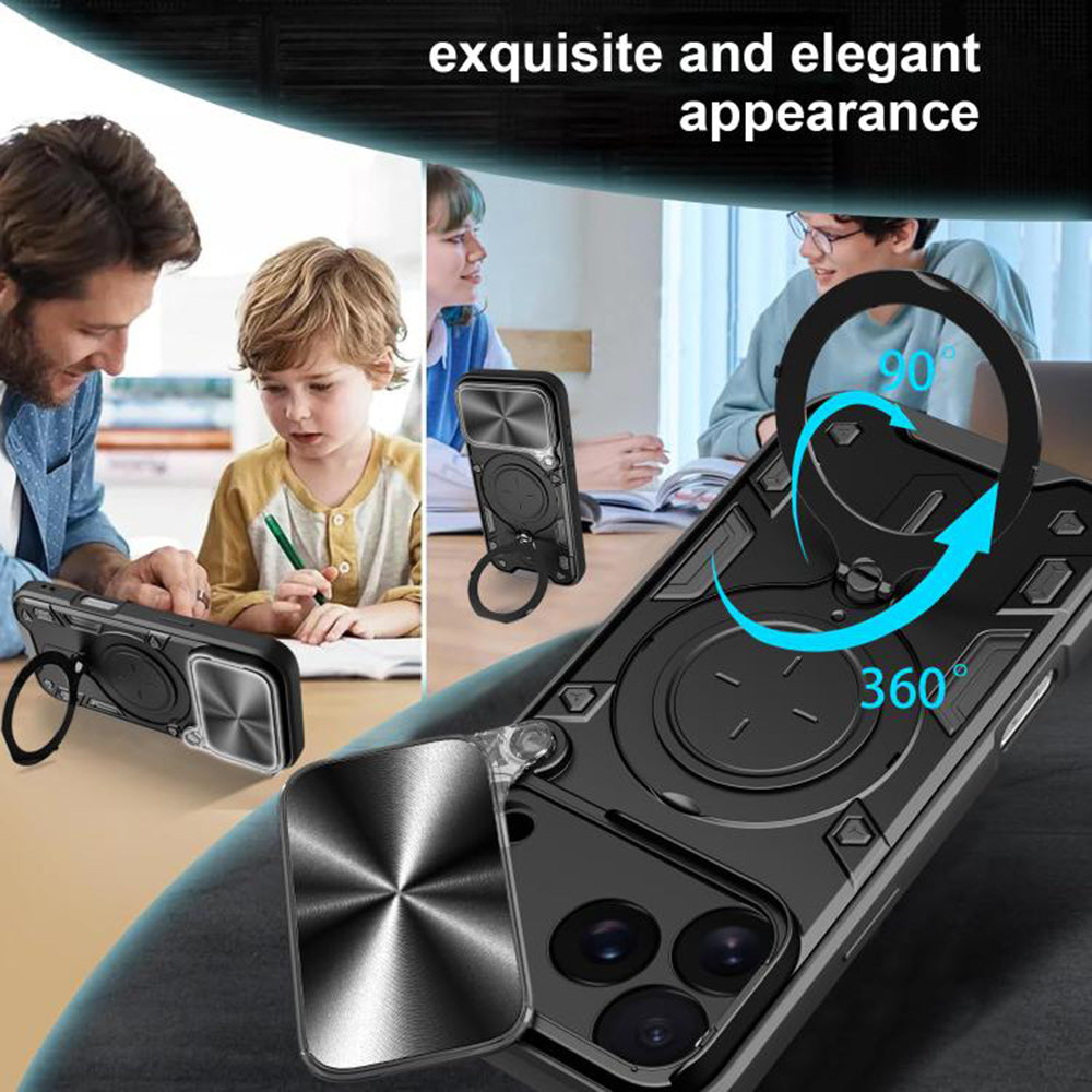 Etui na Apple iPhone 17 Pro, Techsuit, CamGuard Pro, Złoty Róż