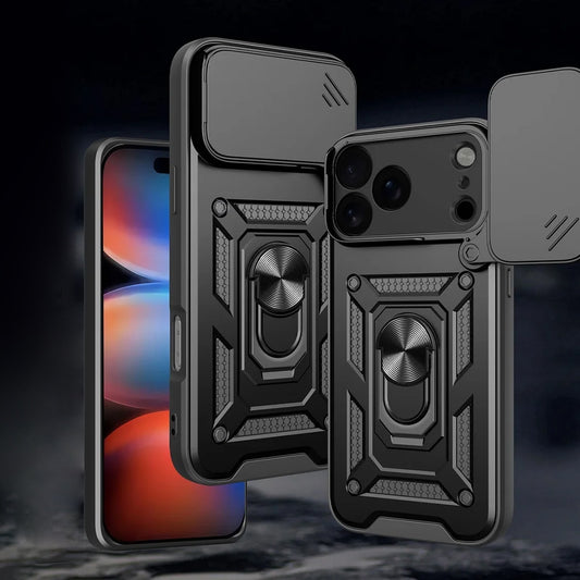 Etui na Apple iPhone 17 Pro, Techsuit, CamShield, Niebieskie