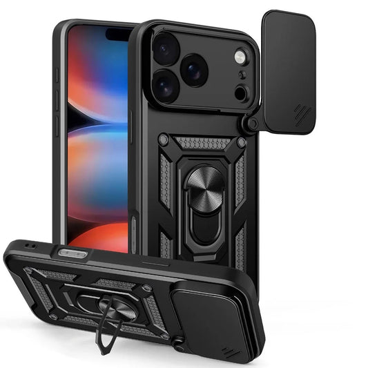 Etui na Apple iPhone 17 Pro, Techsuit, CamShield, Czarne