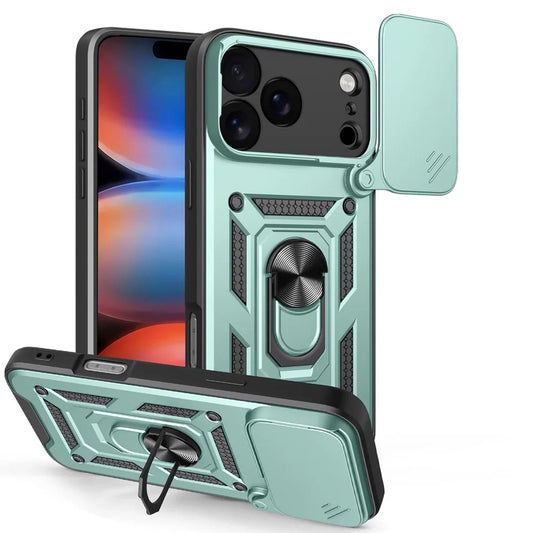 Etui na Apple iPhone 17 Pro, Techsuit, CamShield, Zielony