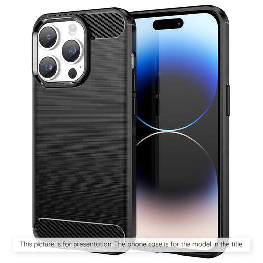 Etui na Apple iPhone 17 Pro, Techsuit, Carbon, Czarne
