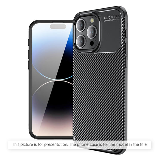 Etui na Apple iPhone 17 Pro, Techsuit, CarbonFiber, Czarne