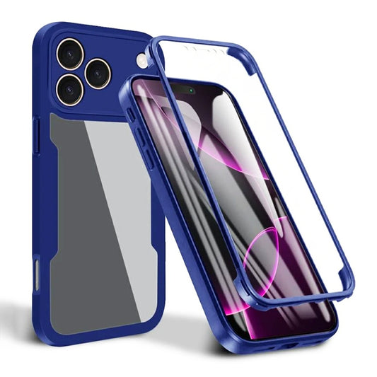 Etui na Apple iPhone 17 Pro, Techsuit, ColorVerse 360, Niebieskie