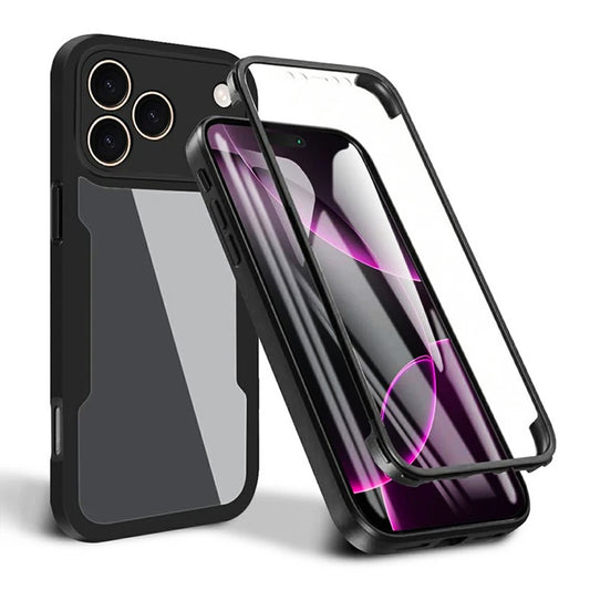 Etui na Apple iPhone 17 Pro, Techsuit, ColorVerse 360, Czarne