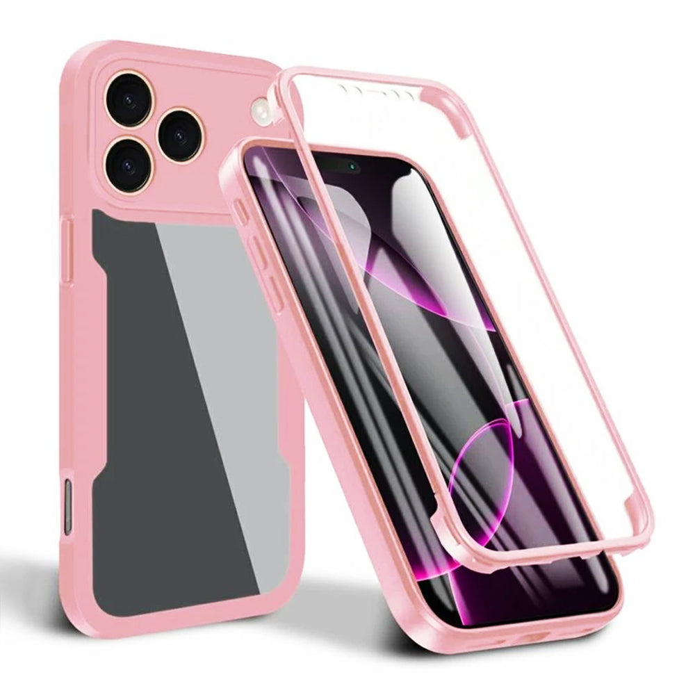 Etui na Apple iPhone 17 Pro, Techsuit, ColorVerse 360, Różowy