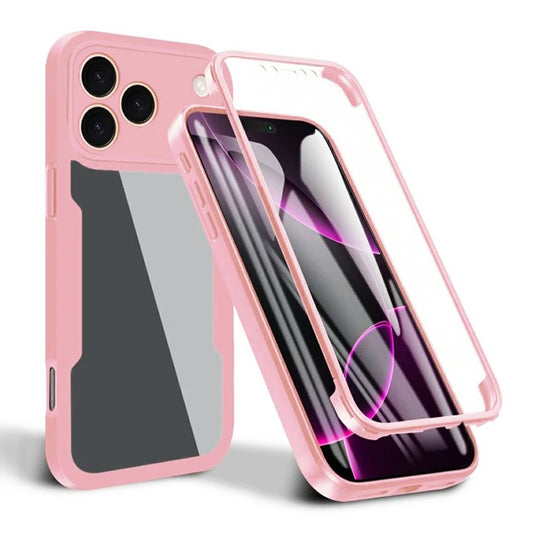 Etui na Apple iPhone 17 Pro, Techsuit, ColorVerse 360, Różowy