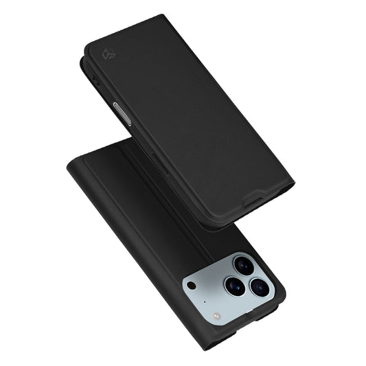 Etui na Apple iPhone 17 Pro, Techsuit, Magskin Book, Czarne