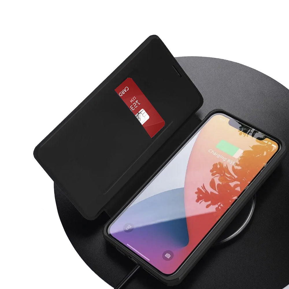 Etui na Apple iPhone 17 Pro, Techsuit, Magskin Book, Czarne