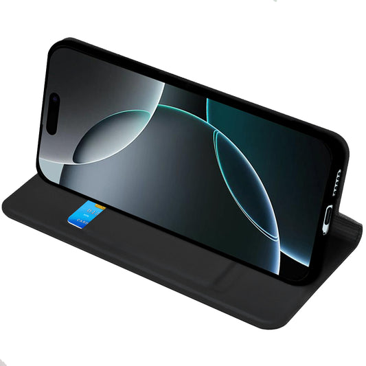 Etui na Apple iPhone 17 Pro, Techsuit, Magskin Book, Czarne