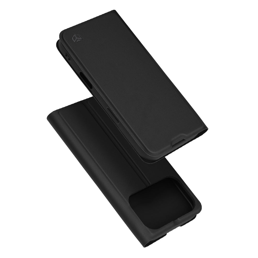 Etui na Apple iPhone 17 Pro, Techsuit, Magskin Book, Czarne