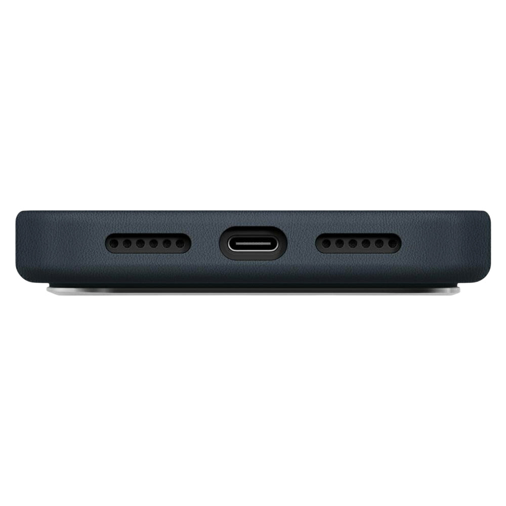 Etui na Apple iPhone 17 Pro, UNIQ, Lyden Leatherette, Niebieskie
