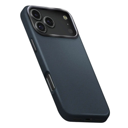 Etui na Apple iPhone 17 Pro, UNIQ, Lyden Leatherette, Niebieskie