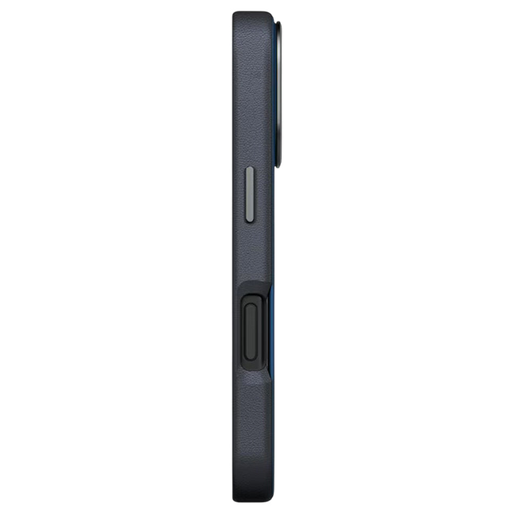 Etui na Apple iPhone 17 Pro, UNIQ, Lyden Leatherette, Czarny Niebieski