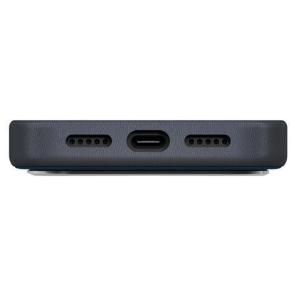 Etui na Apple iPhone 17 Pro, UNIQ, Lyden Leatherette, Czarny Niebieski