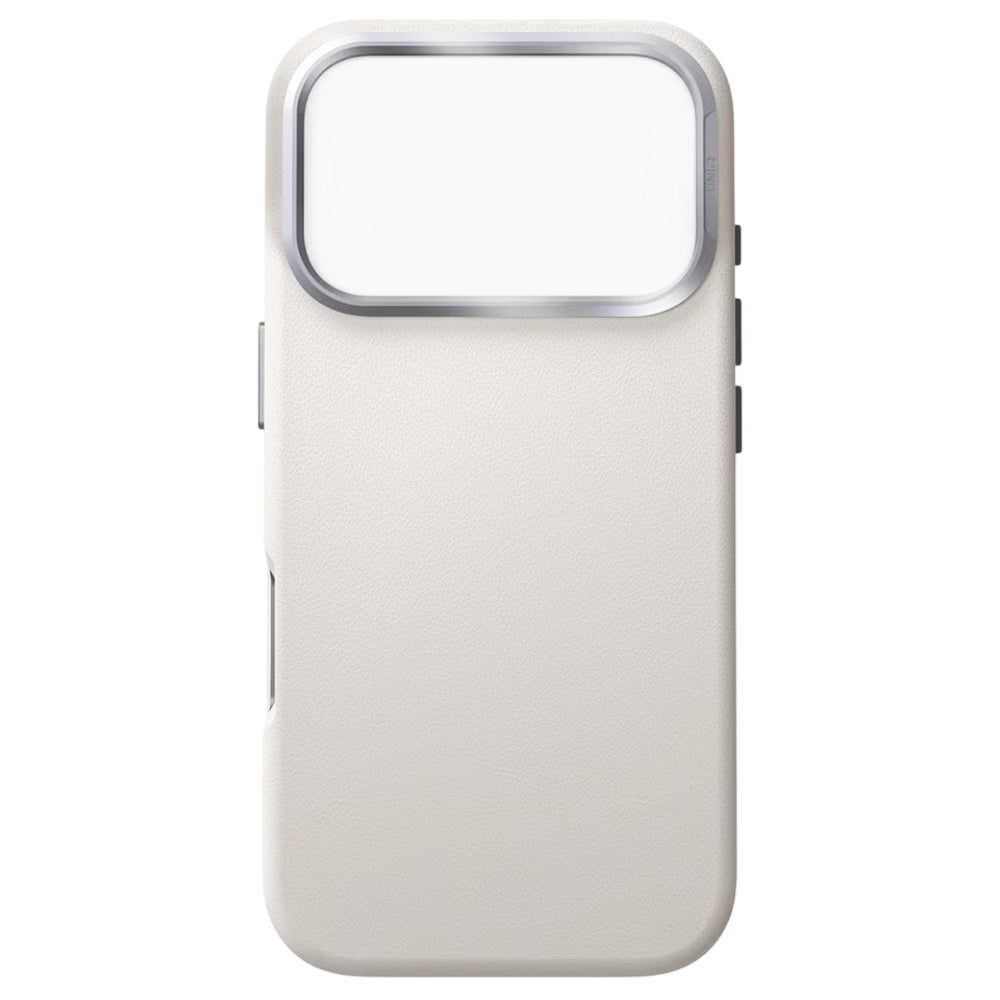Etui na Apple iPhone 17 Pro, UNIQ, Lyden Leatherette, Szare