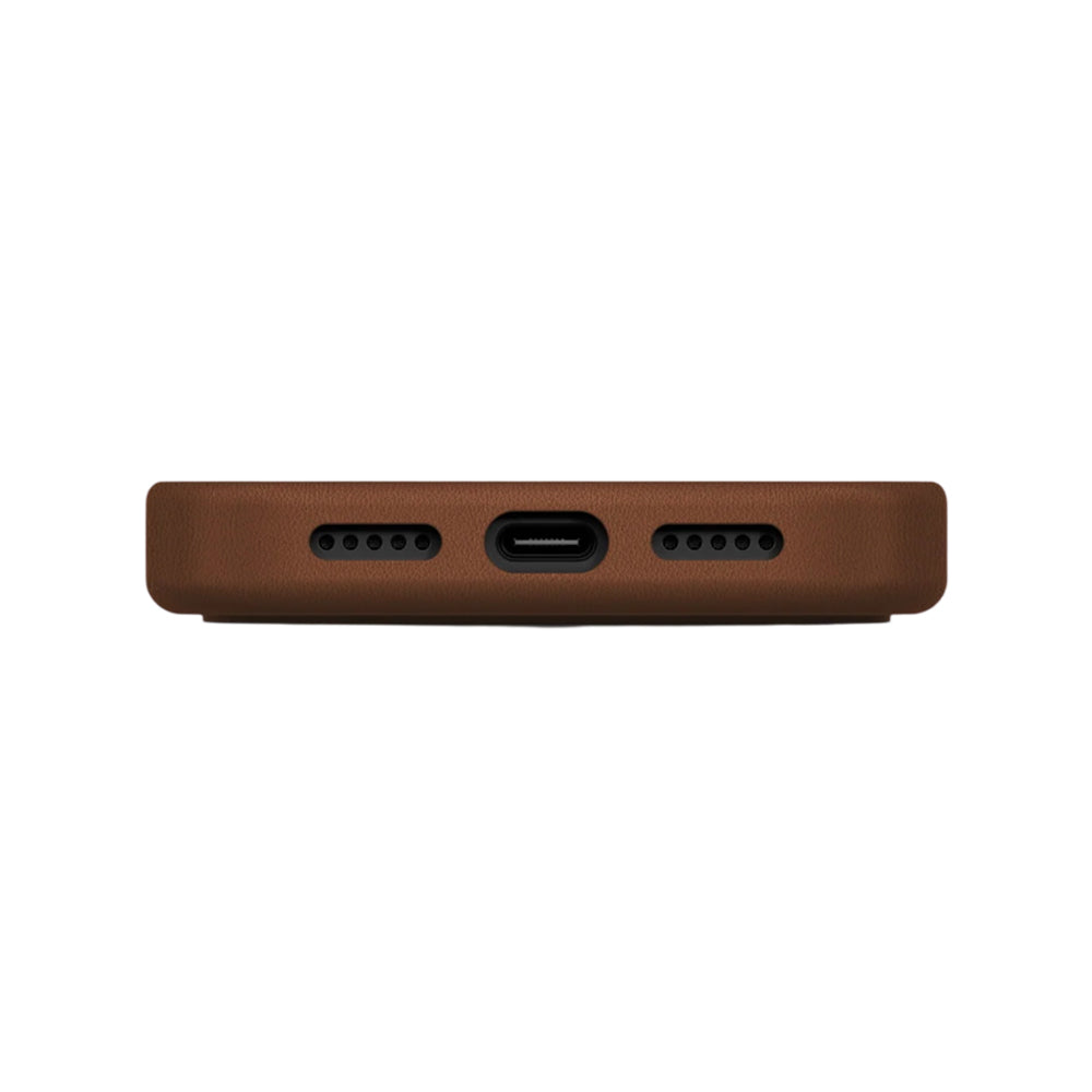 Etui na Apple iPhone 17 Pro, UNIQ, Lyden Leatherette, Brązowy