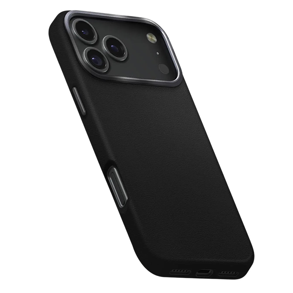 Etui na Apple iPhone 17 Pro, UNIQ, Lyden Leatherette, Czarne