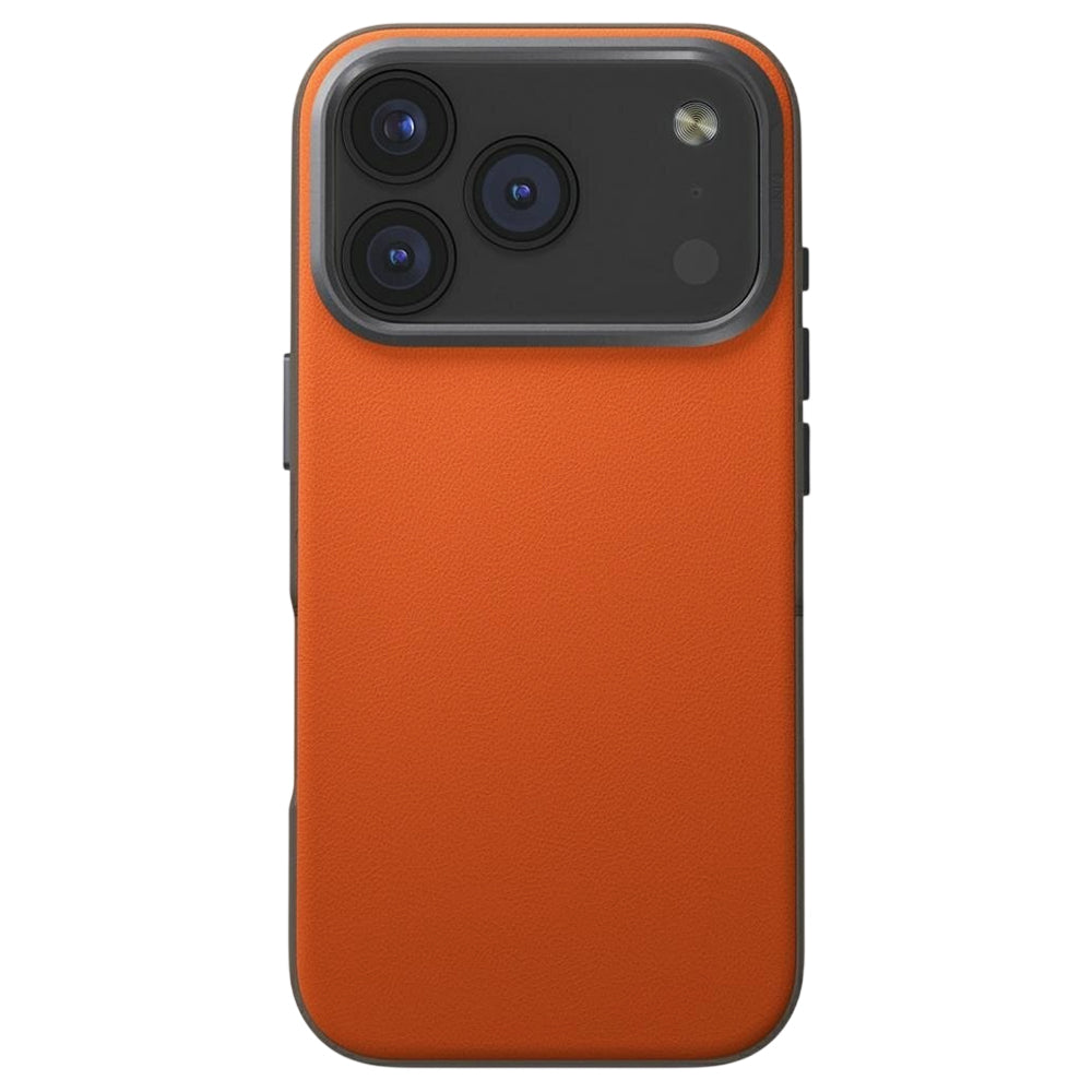 Etui na Apple iPhone 17 Pro, UNIQ, Lyden Leatherette, Beż Pomarańczowy