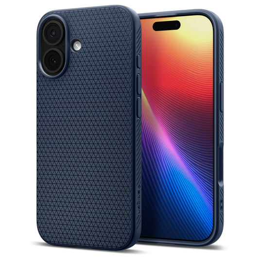 Etui na Apple iPhone 17, Spigen, Liquid Air, Granatowe