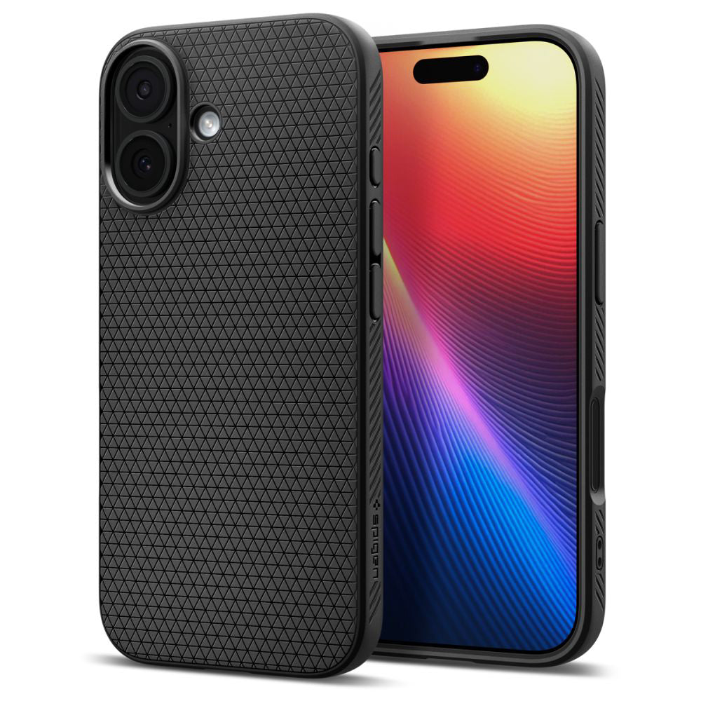 Etui na Apple iPhone 17, Spigen, Liquid Air, Matowe Czarne