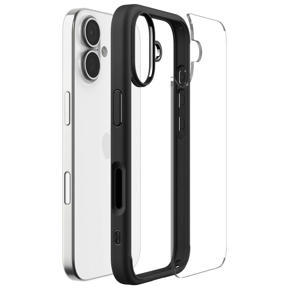 Etui na Apple iPhone 17, Spigen, Ultra Hybrid, Matowe Czarne