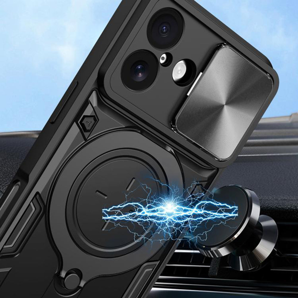 Etui na Apple iPhone 17, Techsuit, CamGuard Pro, Niebieskie