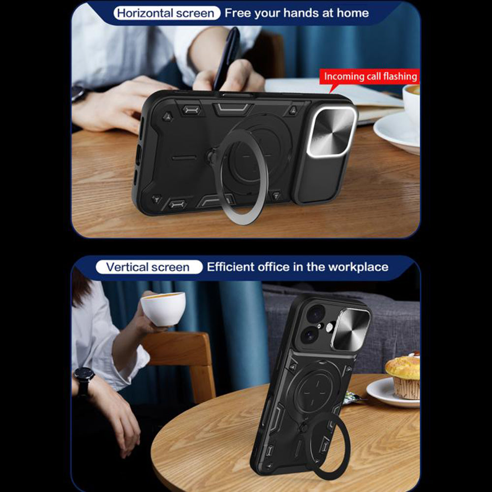 Etui na Apple iPhone 17, Techsuit, CamGuard Pro, Niebieskie