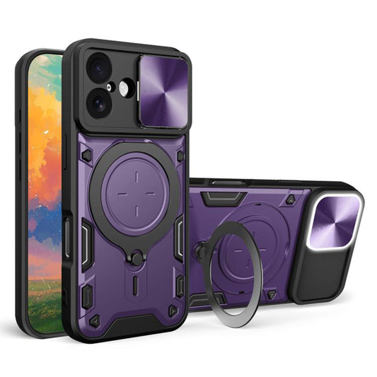 Etui na Apple iPhone 17, Techsuit, CamGuard Pro, Fioletowy