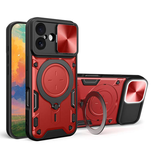 Etui na Apple iPhone 17, Techsuit, CamGuard Pro, Czerwony