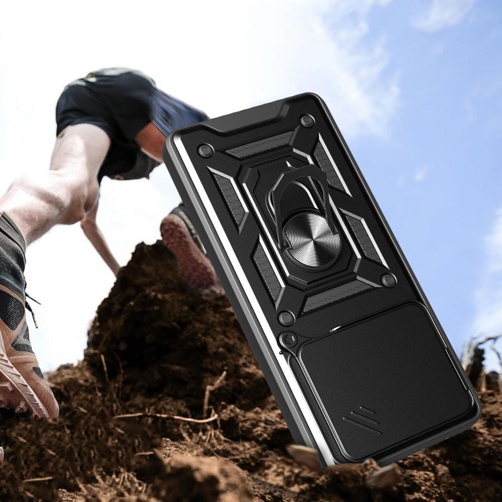 Etui na Apple iPhone 17, Techsuit, CamShield, Niebieskie