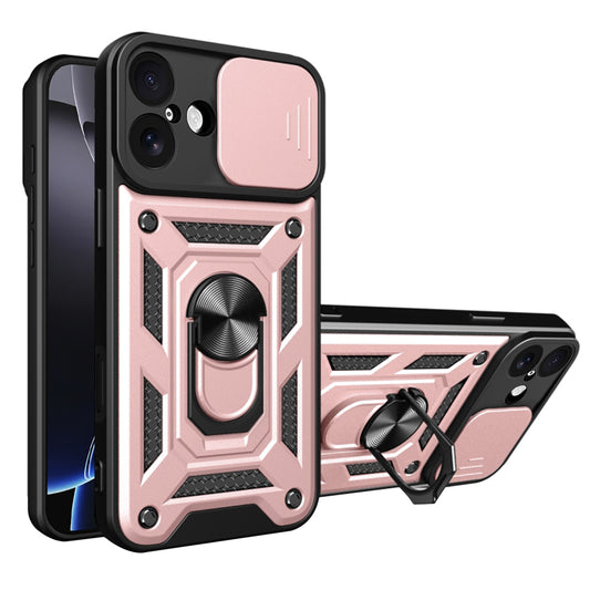 Etui na Apple iPhone 17, Techsuit, CamShield, Różowy