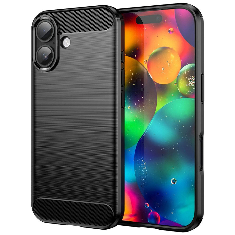 Etui na Apple iPhone 17, Techsuit, Carbon, Czarne
