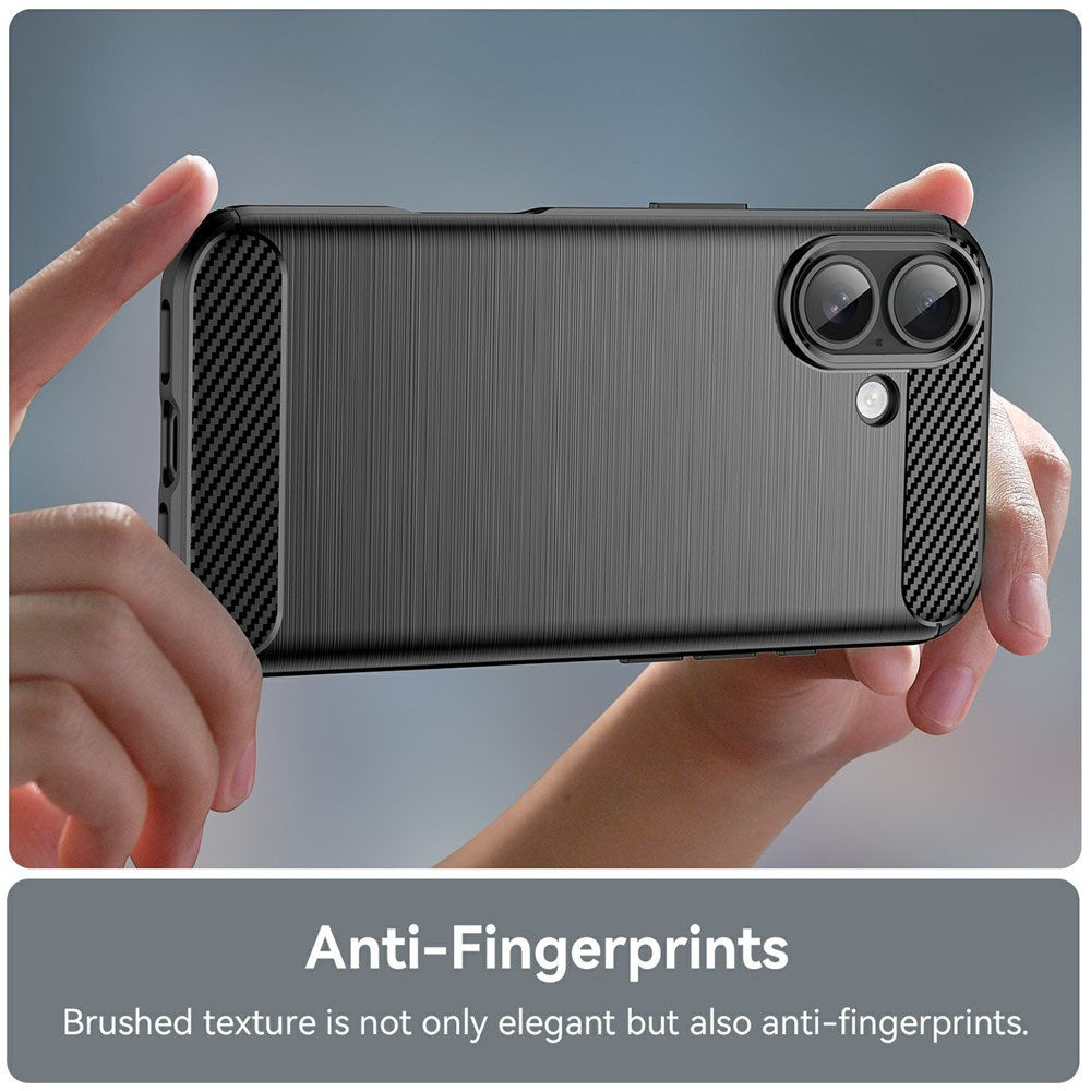 Etui na Apple iPhone 17, Techsuit, Carbon, Czarne
