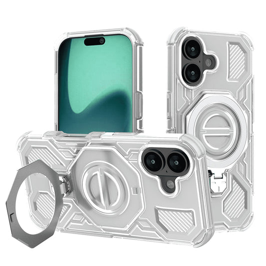 Etui na Apple iPhone 17, Techsuit, Carbon Shield Pro, Białe