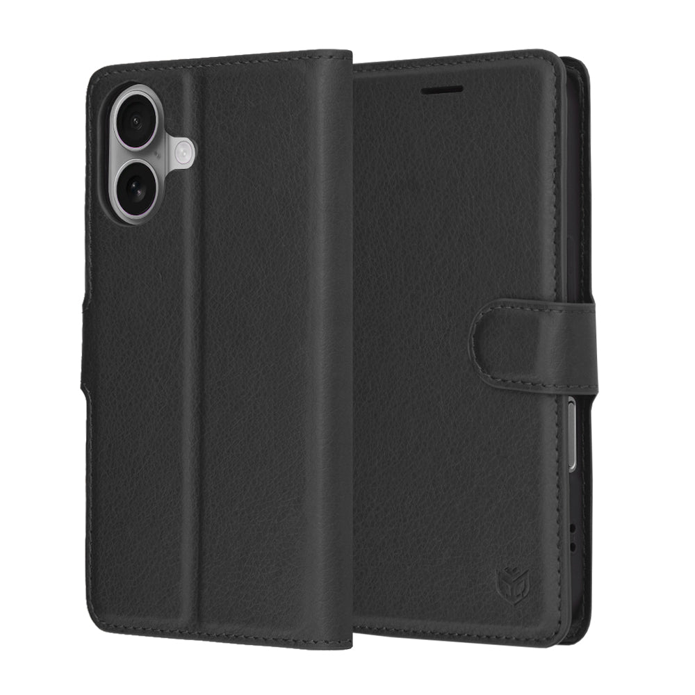 Etui na Apple iPhone 17, Techsuit, Leather Folio, Czarne