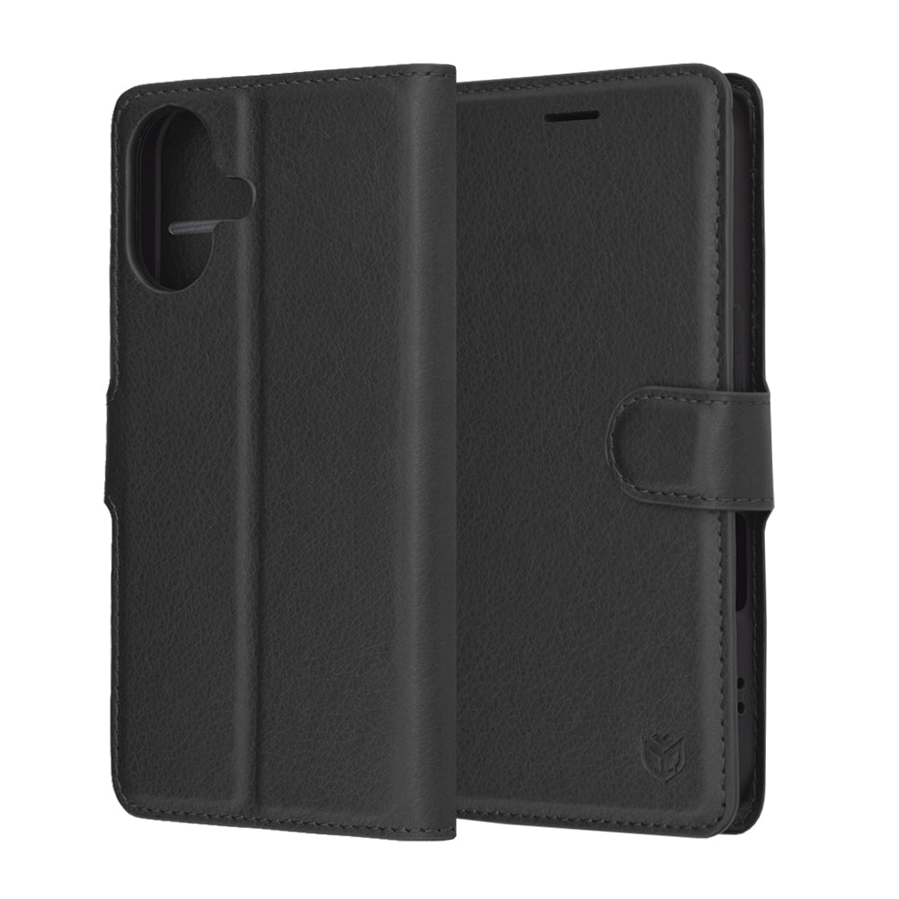 Etui na Apple iPhone 17, Techsuit, Leather Folio, Czarne