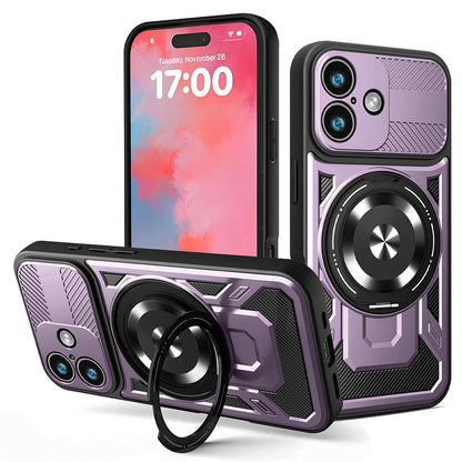 Etui na Apple iPhone 17, Techsuit, RuggedCam, Fioletowy