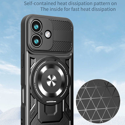 Etui na Apple iPhone 17, Techsuit, RuggedCam, Fioletowy