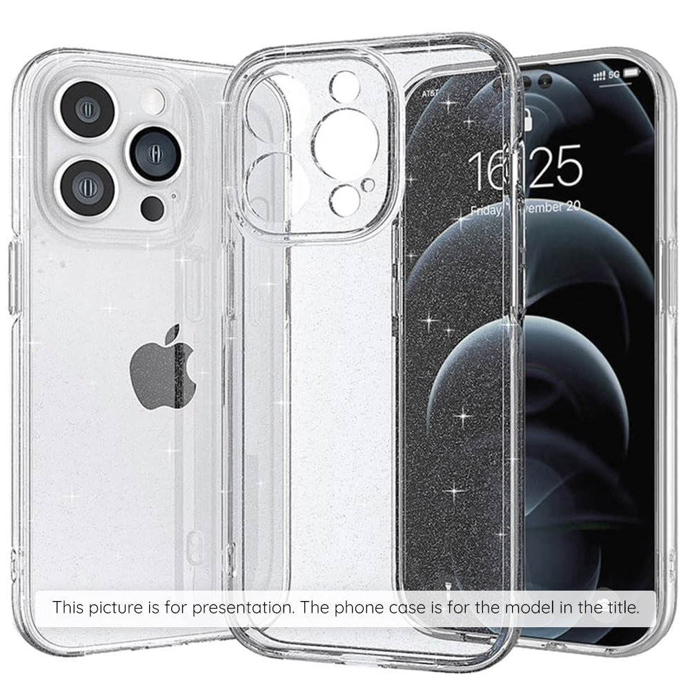 Etui na Apple iPhone 17, Techsuit, SparkleSkin, Przezroczyste