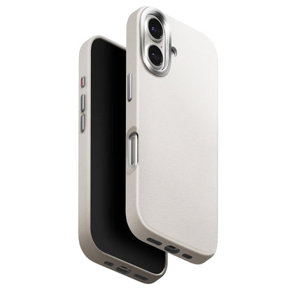 Etui na Apple iPhone 17, UNIQ, Lyden Leatherette, Szare