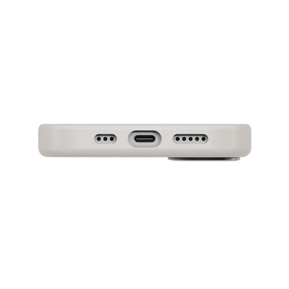 Etui na Apple iPhone 17, UNIQ, Lyden Leatherette, Szare