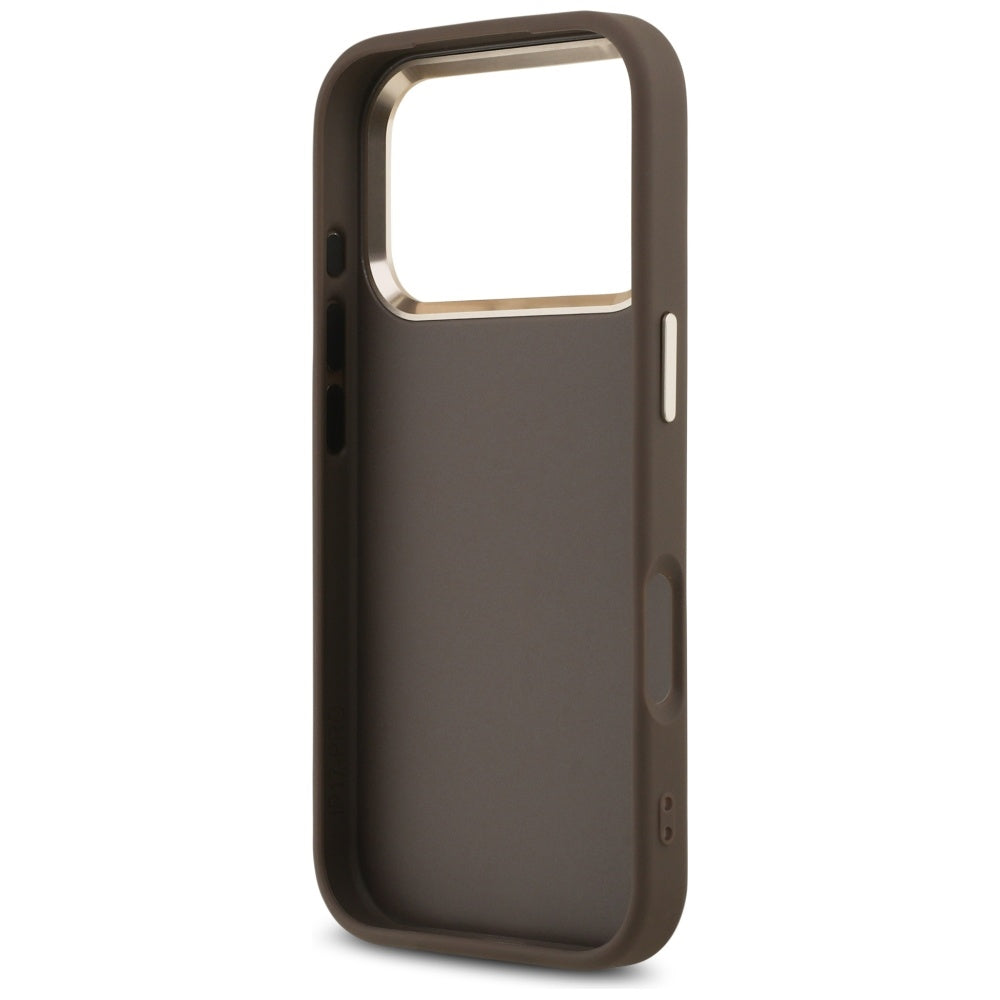 Etui na Apple iPhone 18 Pro / 17 Pro, Guess, 4G Big Classic Logo, Brązowe