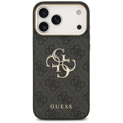 Etui na Apple iPhone 18 Pro / 17 Pro, Guess, 4G Big Classic Logo, Czarna