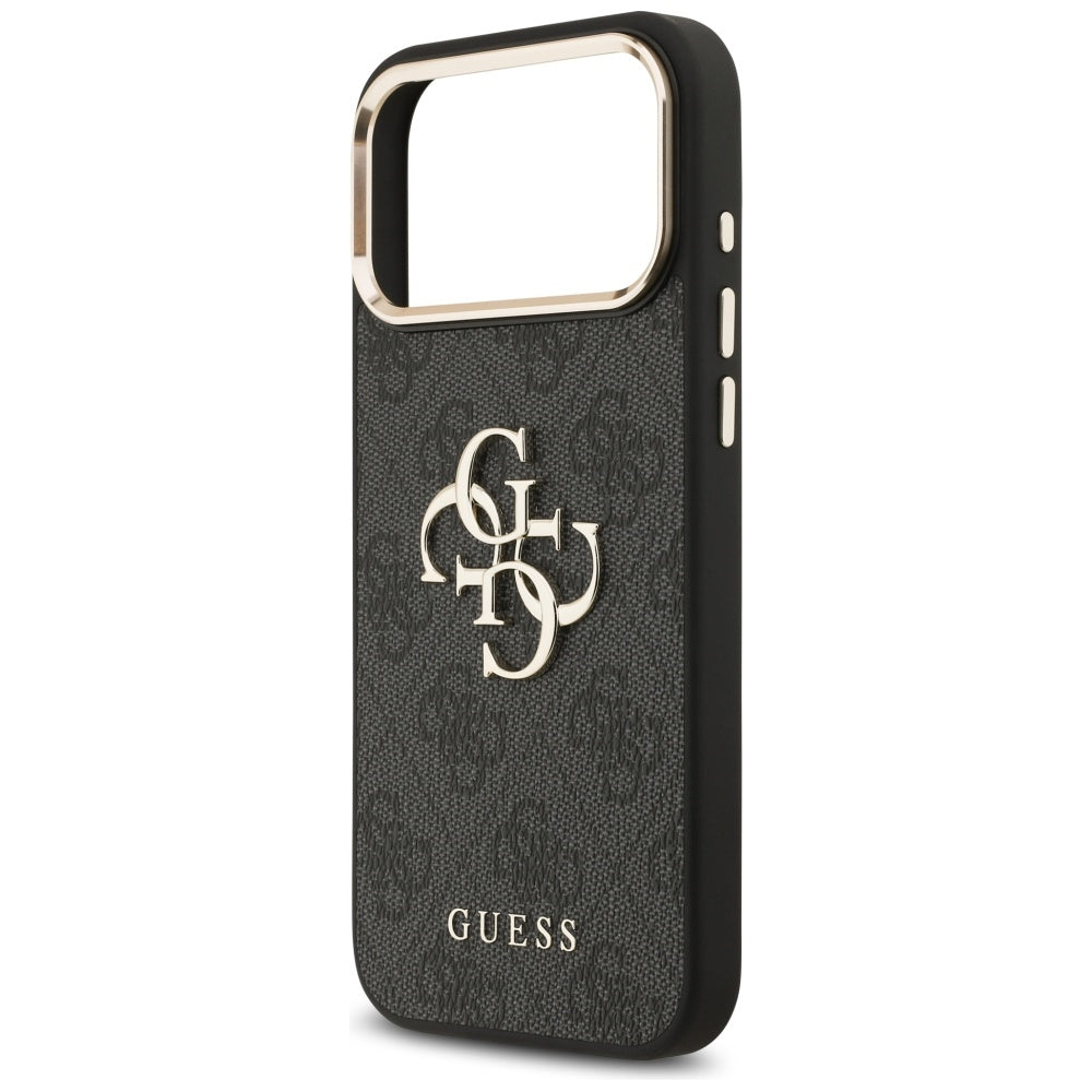 Etui na Apple iPhone 18 Pro / 17 Pro, Guess, 4G Big Classic Logo, Czarna